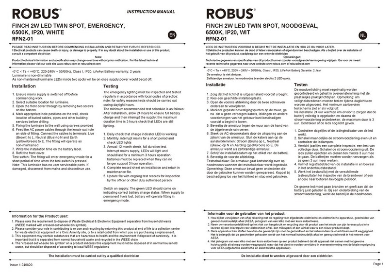 Robus RFN2-01 User manual