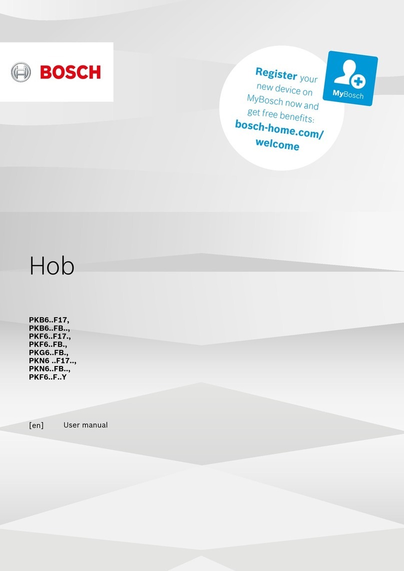 Bosch PKB6 F17 Series User manual
