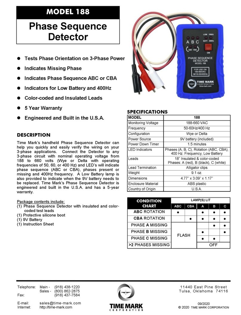 TIME MARK 188 quick start guide