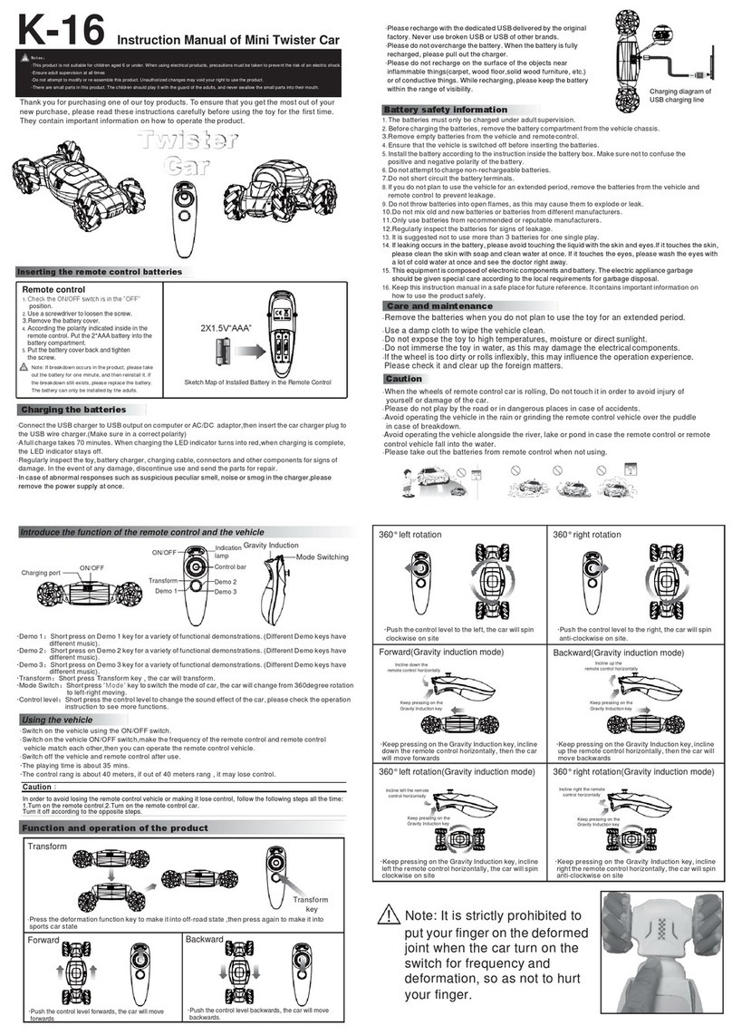 SYMA K-16 instruction manual