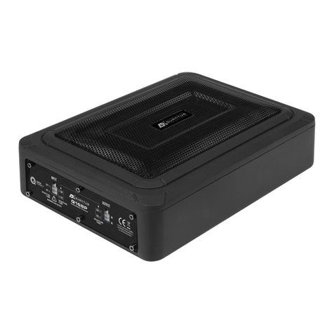 Audiodesign ESX QUANTUM Q168P User manual