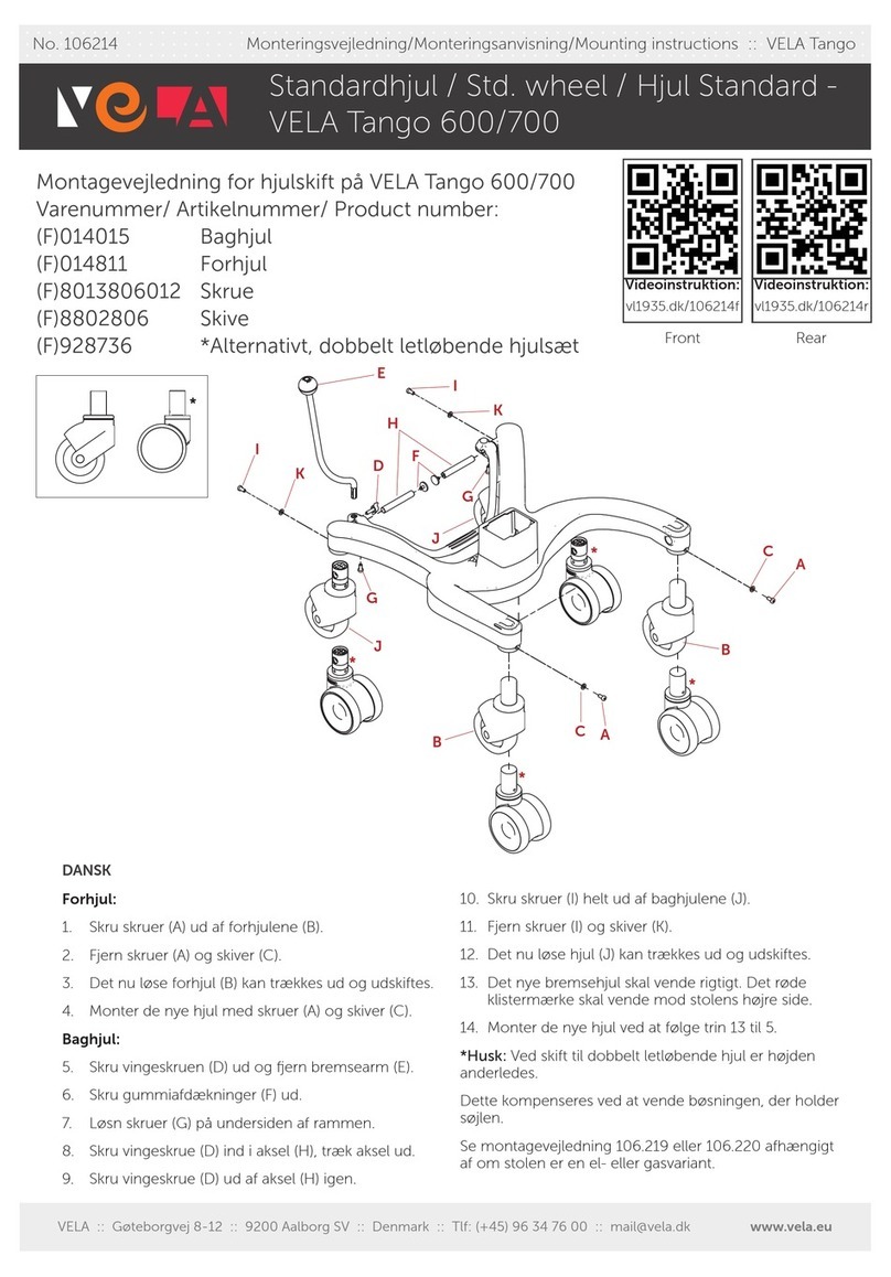Vela 014015 Mounting instructions