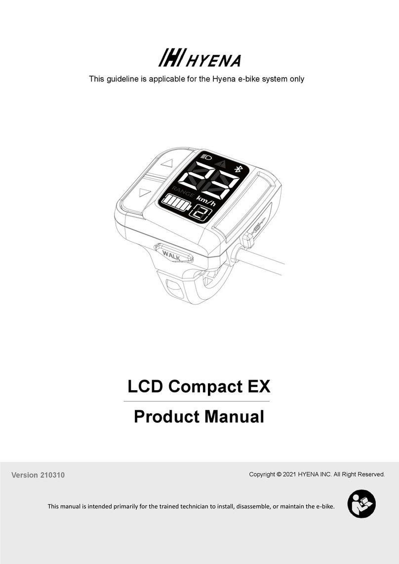 Hyena LCD Compact EX product manual