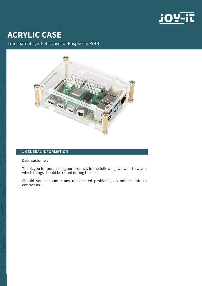 Joy-it ACRYLIC CASE quick start guide