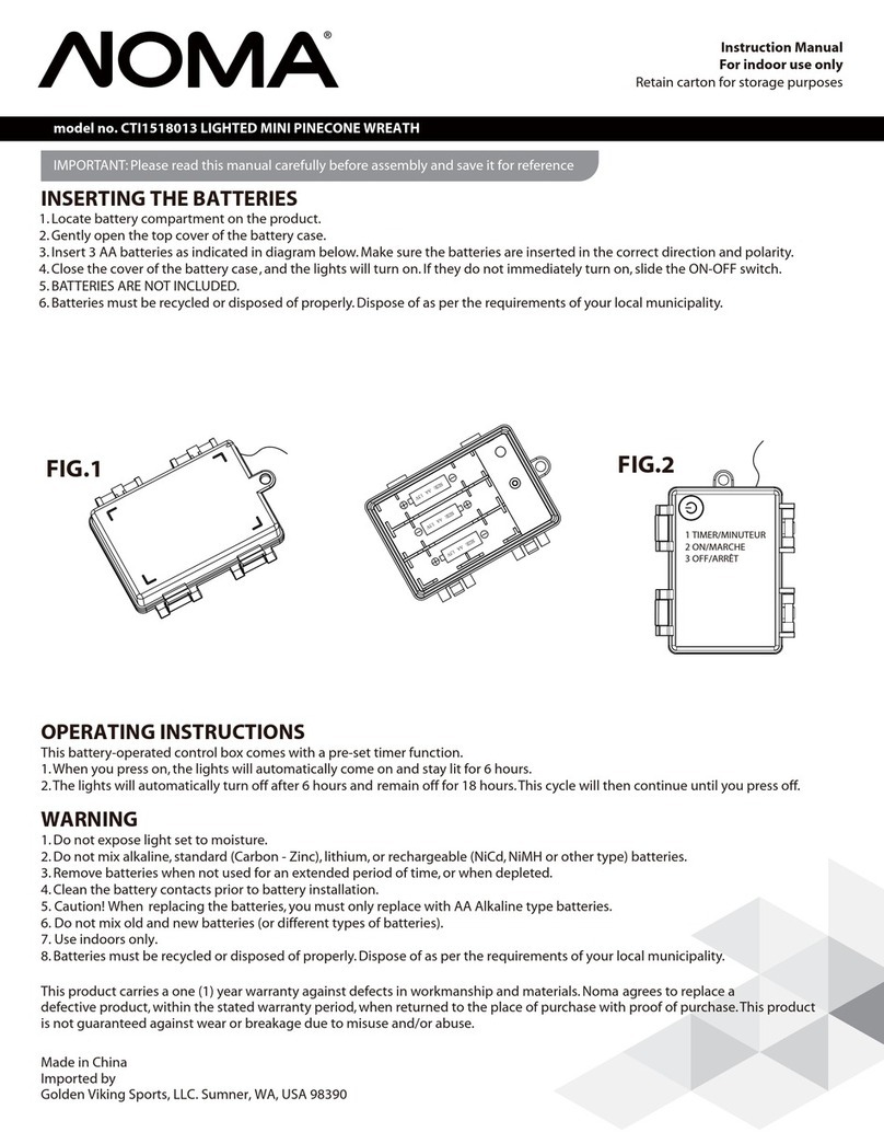 NOMA CTI1518013 instruction manual
