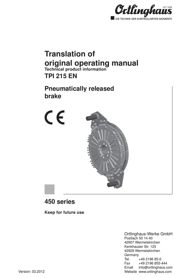 Ortlinghaus TPI 215 EN Translation of original operating manual Ortlinghaus TPI 215 EN Translation of original operating manual
