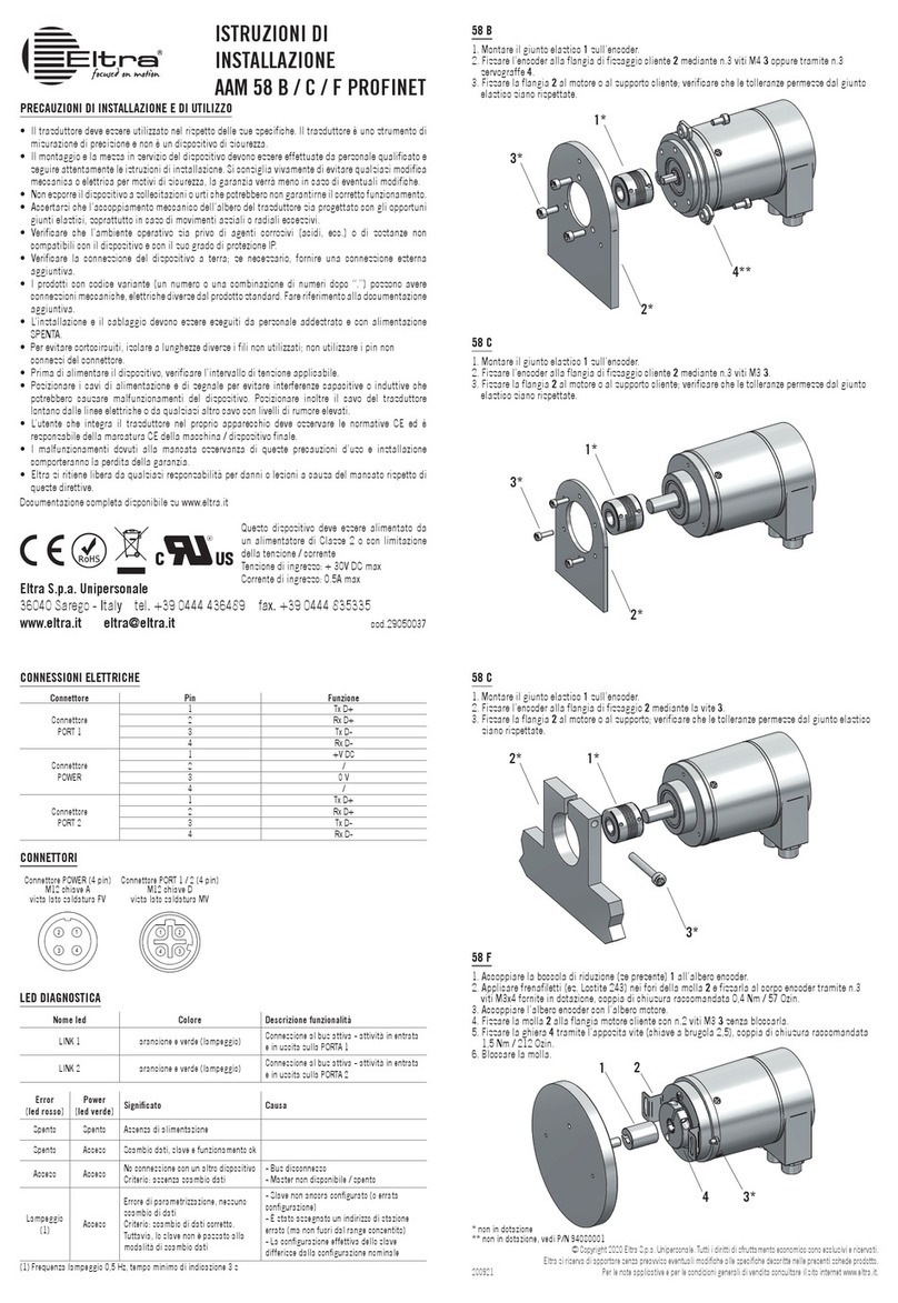 ELTRA AAM 58 B PROFINET installation instructions