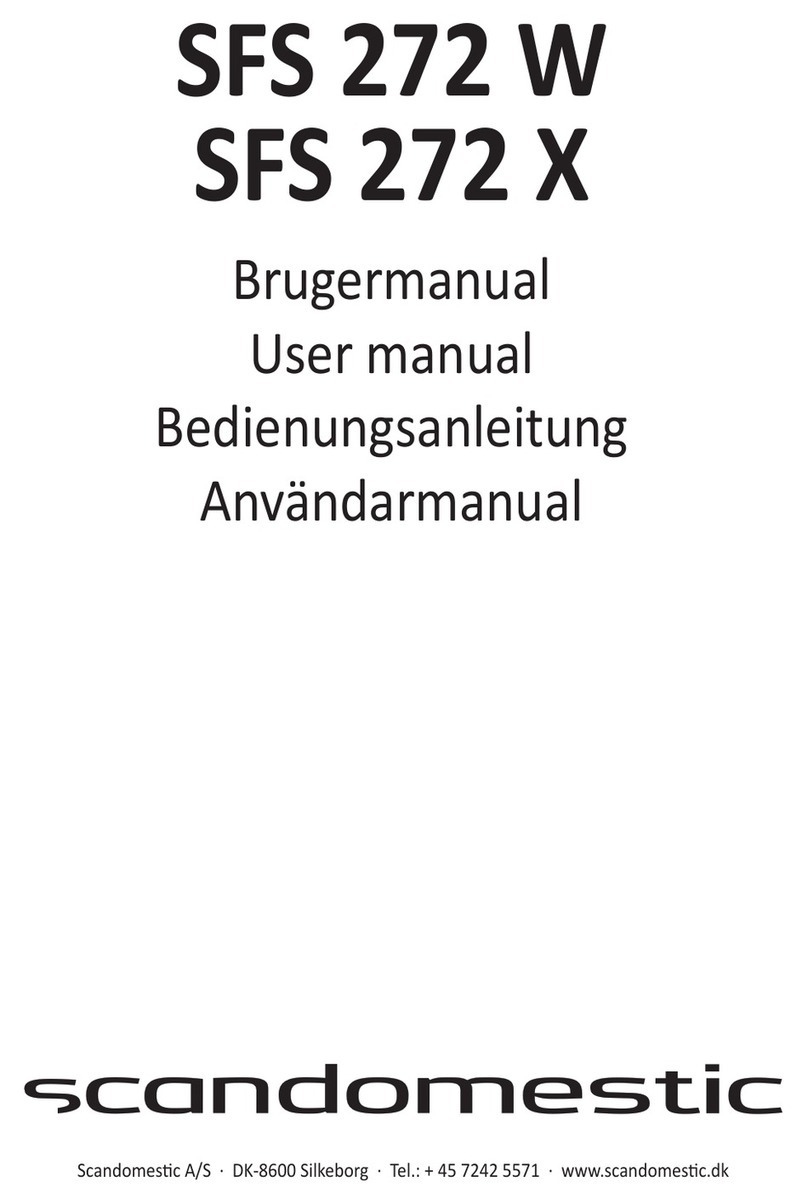 Scandomestic SFS 272 W User manual
