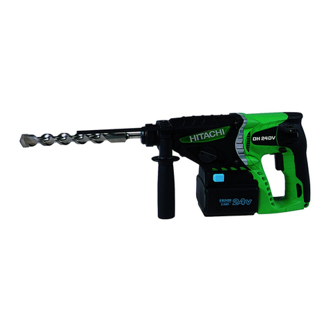 Hitachi DH 24DV Handling instructions