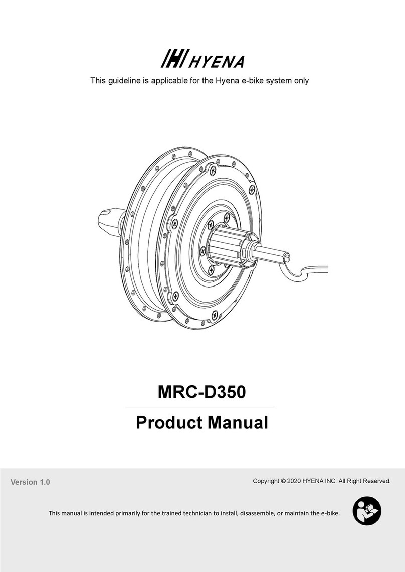 Hyena MRC-D350 product manual