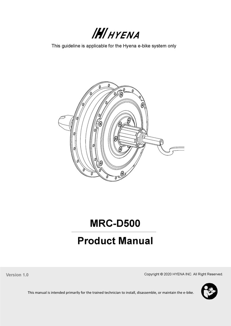 Hyena MRC-D500 product manual