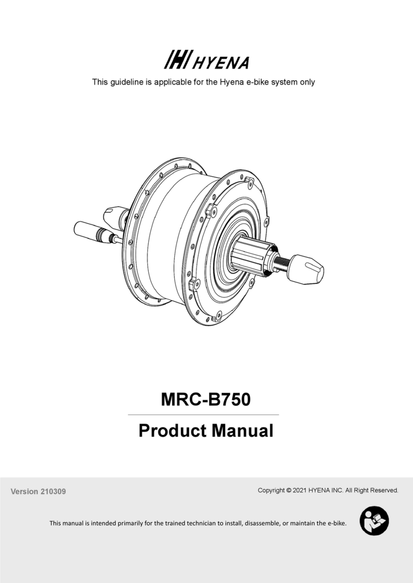 Hyena MRC-B750 product manual