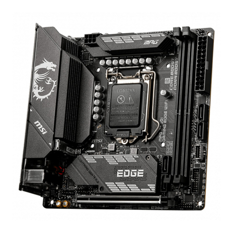 MSI MPG B560I quick start