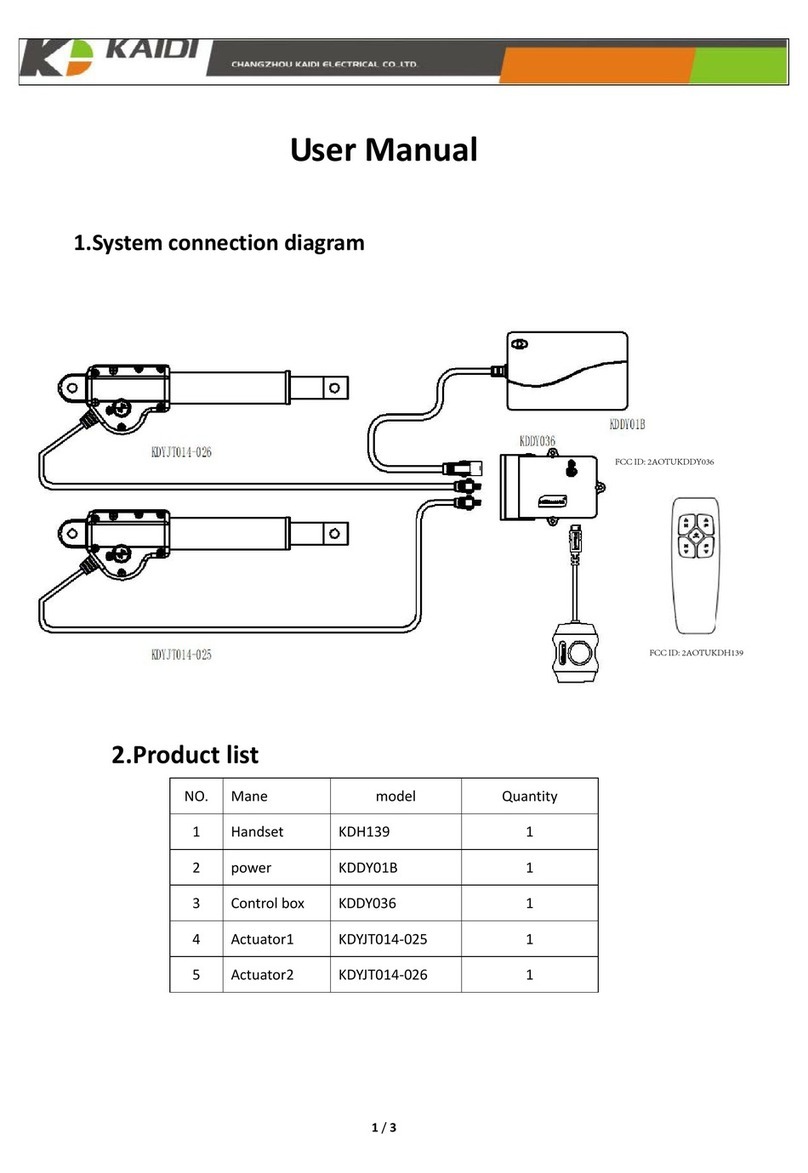 Kaidi KDDY008B user manual