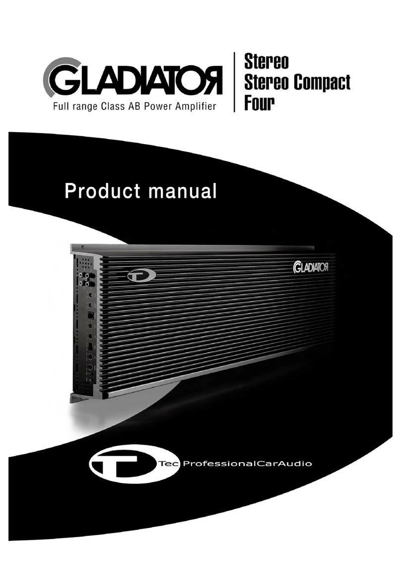 TEC GLADIATOR product manual