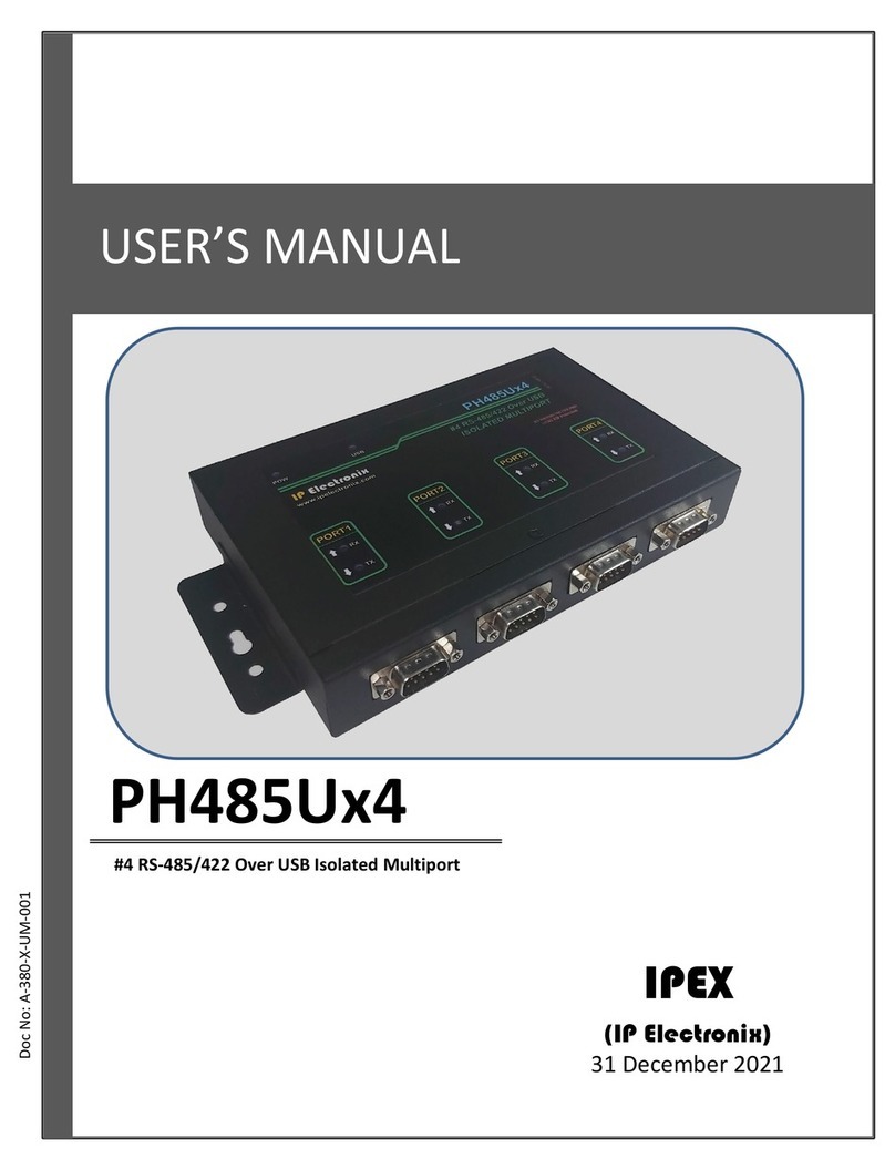 IPEX PH485Ux4 user manual