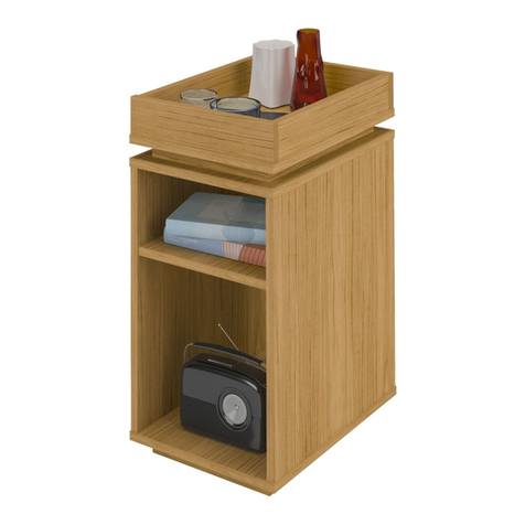 Seconique OAK EFFECT NAPLES STORAGE SIDE TABLE User manual Seconique OAK EFFECT NAPLES STORAGE SIDE TABLE User manual