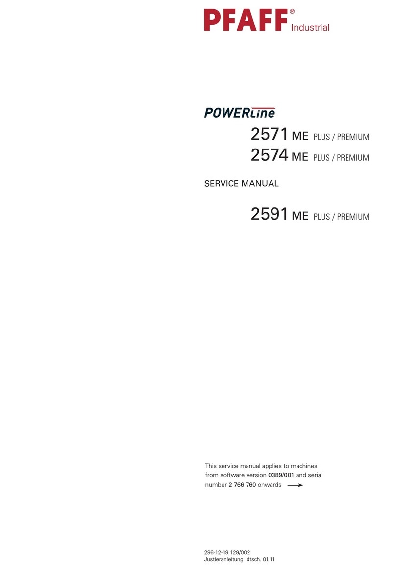 Pfaff POWERLINE 2571 ME PLUS User manual