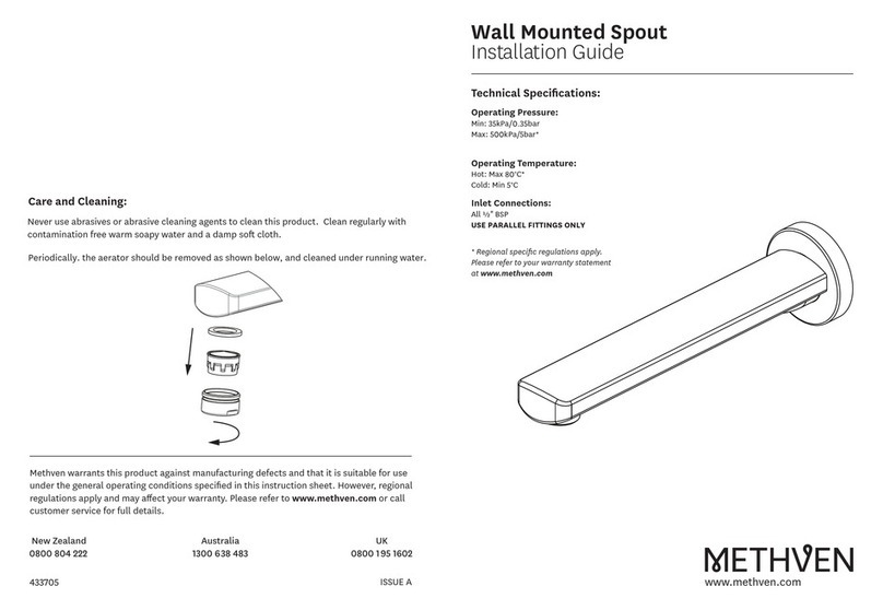 METHVEN 439860 installation guide