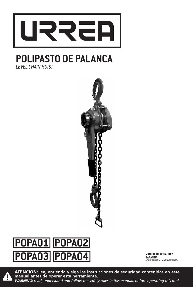 Urrea POPA01 User manual and warranty Urrea POPA01 User manual and warranty