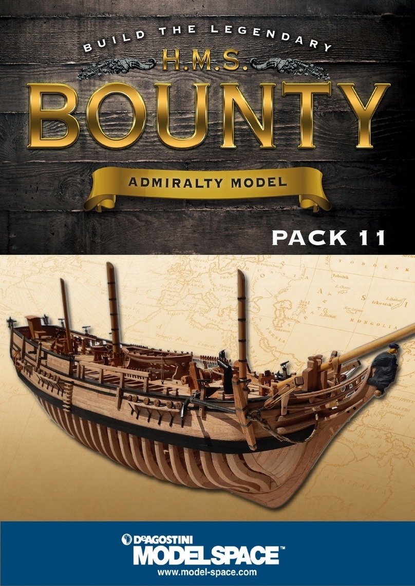 Model Space Deagostini HMS Bounty manual