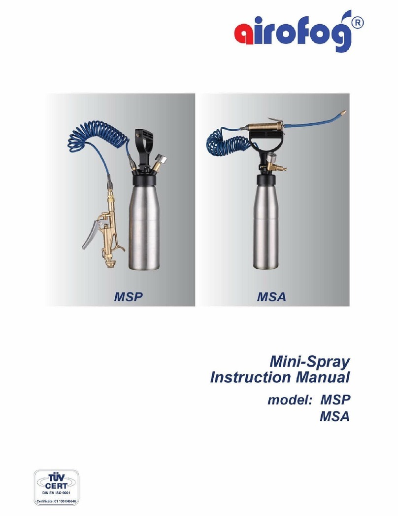 Airofog Mini-Spray Aerosol User manual
