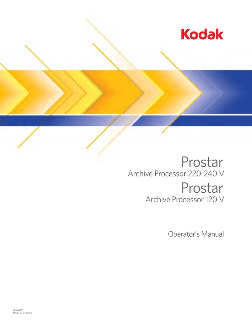 Kodak Prostar Operator's manual