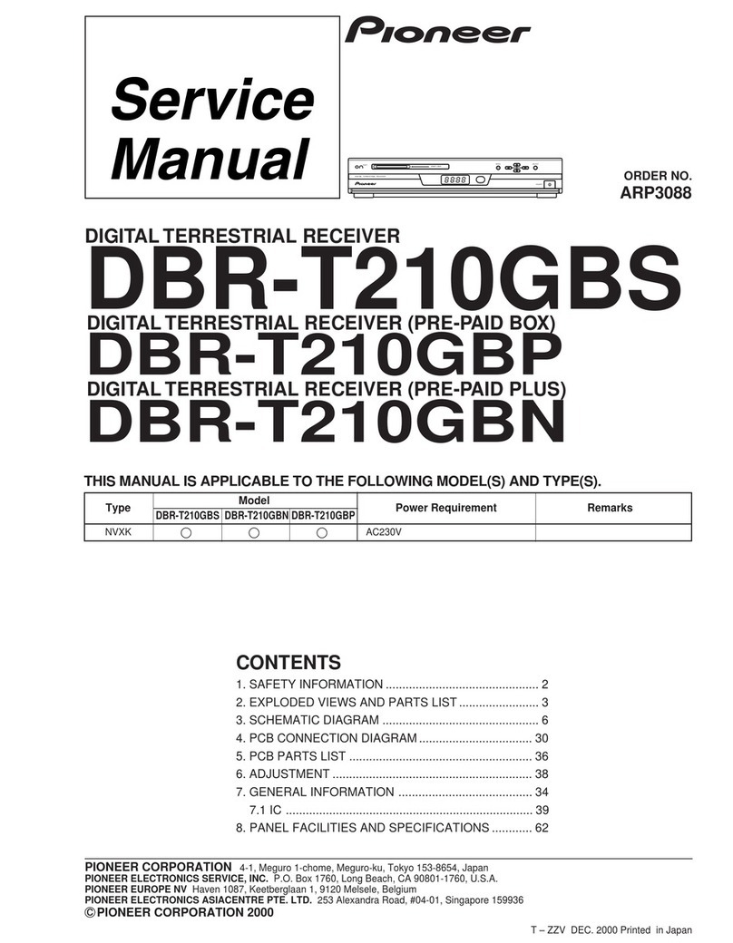 Pioneer DBR-T210GBS Service manual