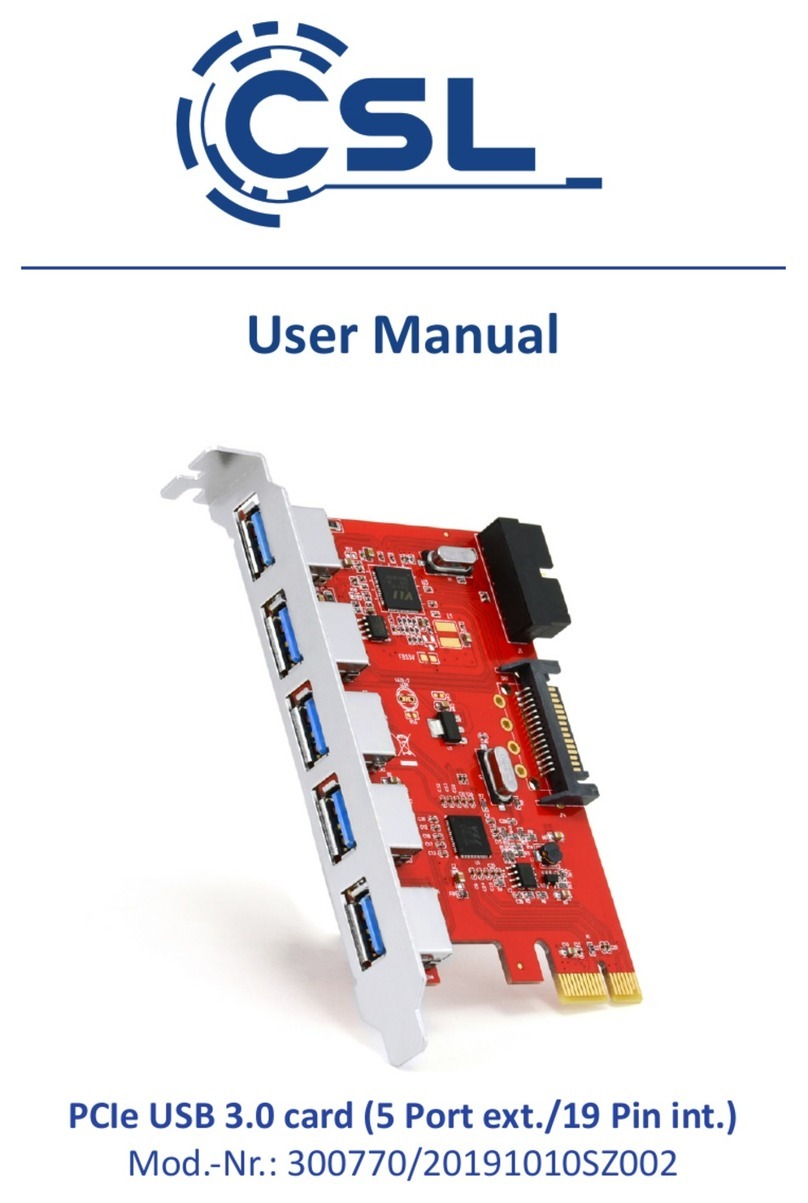 CSL 300770 User manual