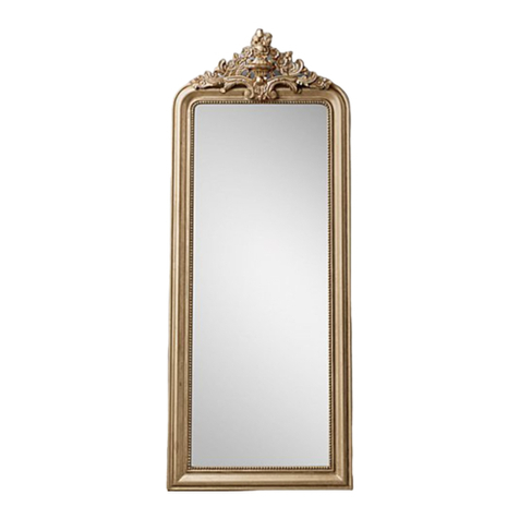RH Baby&child HAND-CARVED ROCOCO LEANER MIRROR Assembly instructions