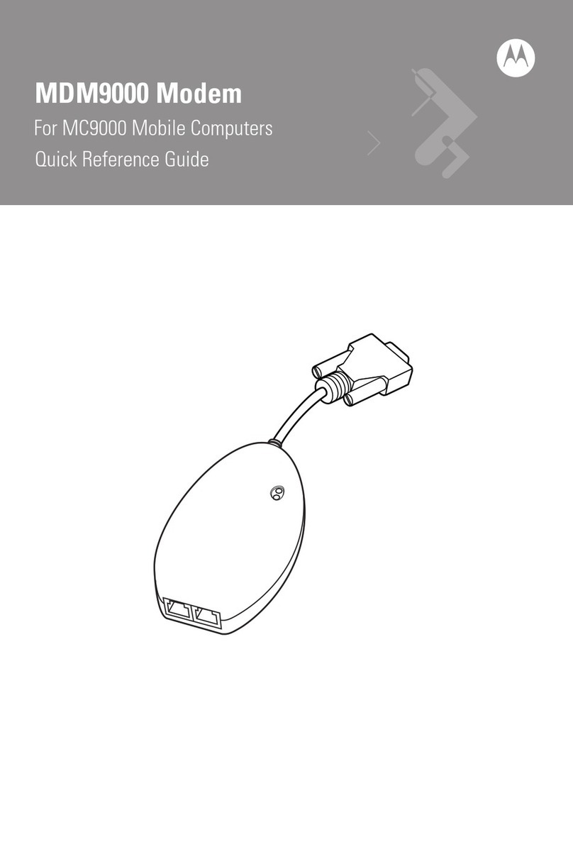 Motorola MDM9000 User manual