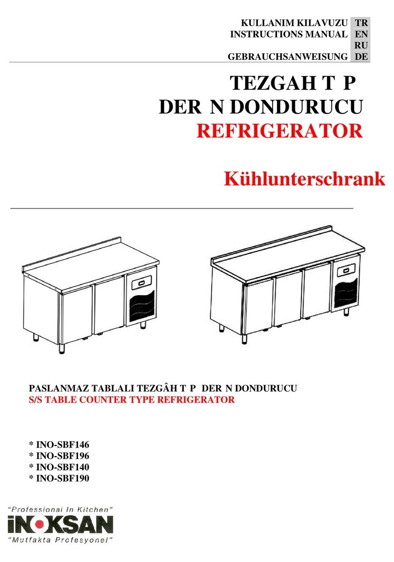 Inoksan INO-SBF146 instruction manual Inoksan INO-SBF146 instruction manual