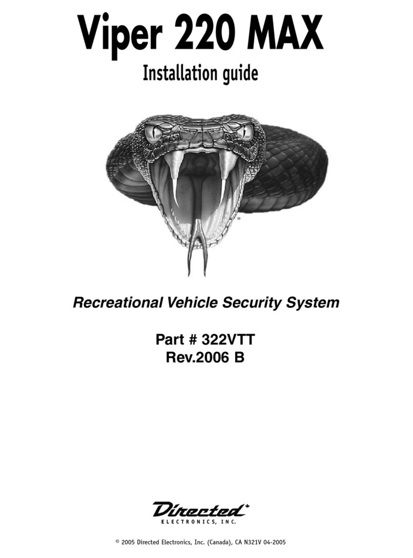 Directed Viper 220 MAX User manual