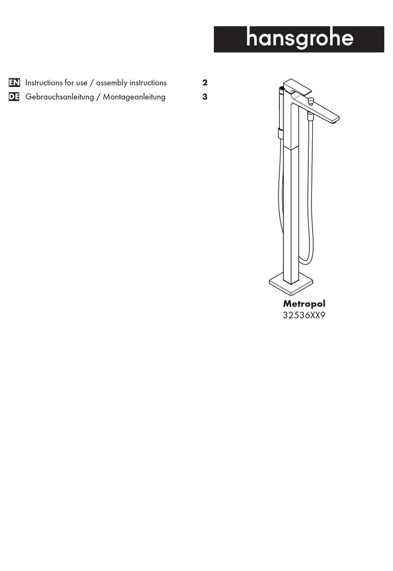 Hans Grohe Metropol 32536 9 Series Manual