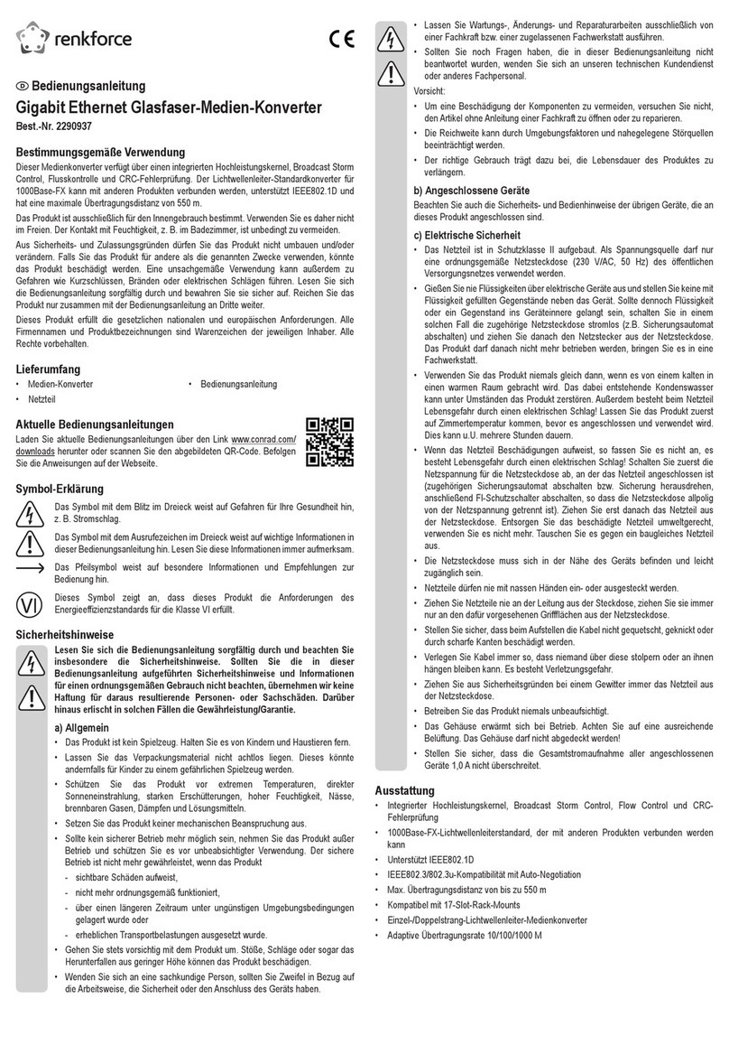 Renkforce 2290937 operating instructions
