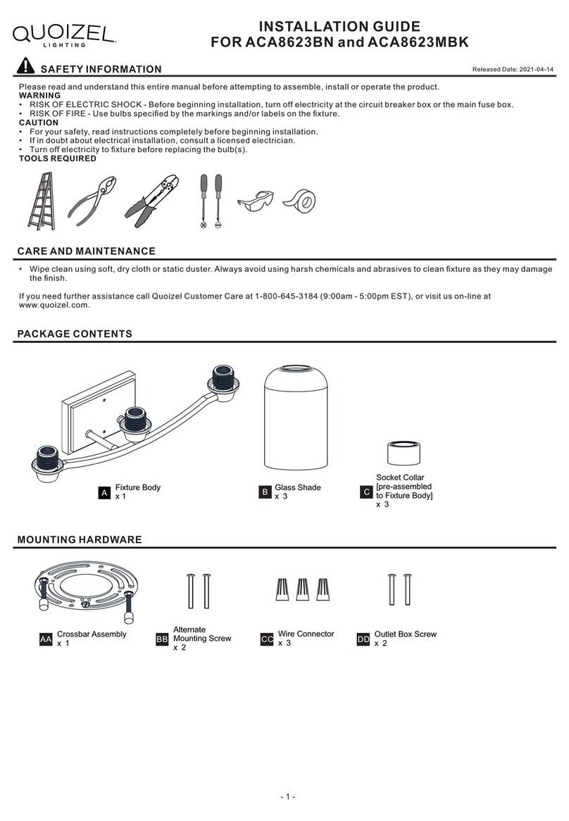 Quoizel ACA8623BN installation guide