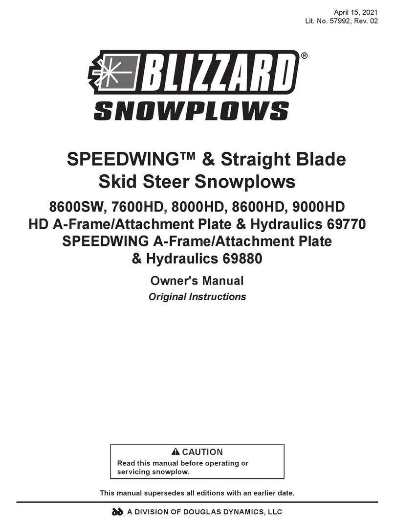 Blizzard SPEEDWING 8600SW owner's manual