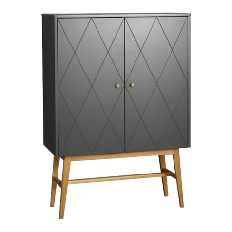 Rowico Rosswood cabinet H135 Assembly instructions