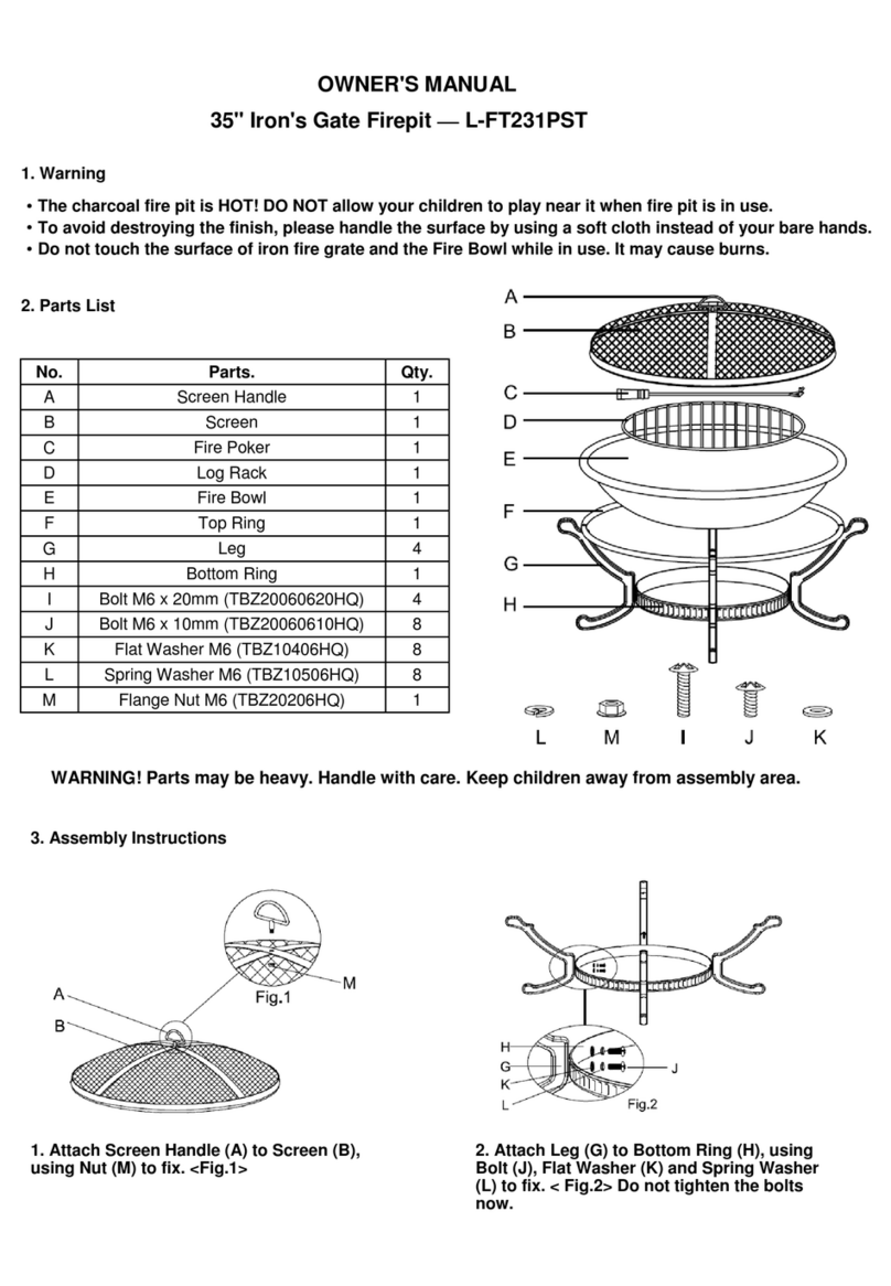 Sunjoy L-FT231PST owner's manual