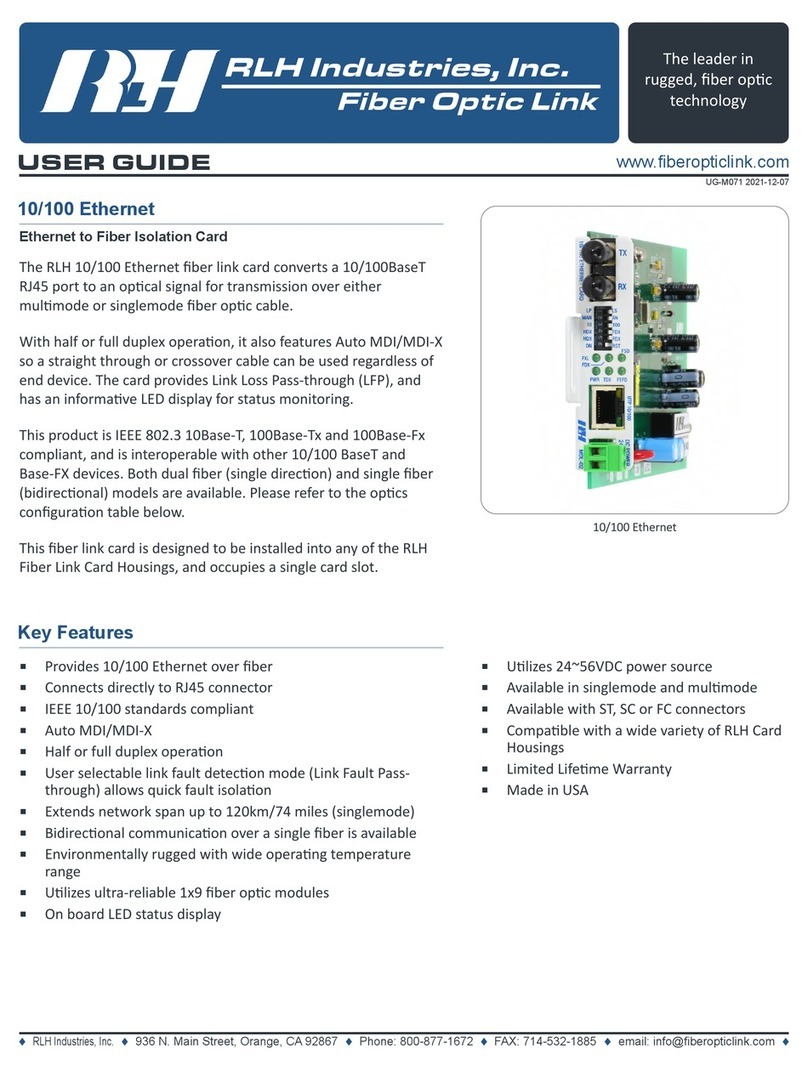RLH Industries RLH 10 User manual