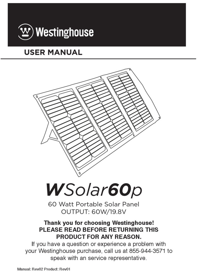 Westinghouse WSolar60p user manual