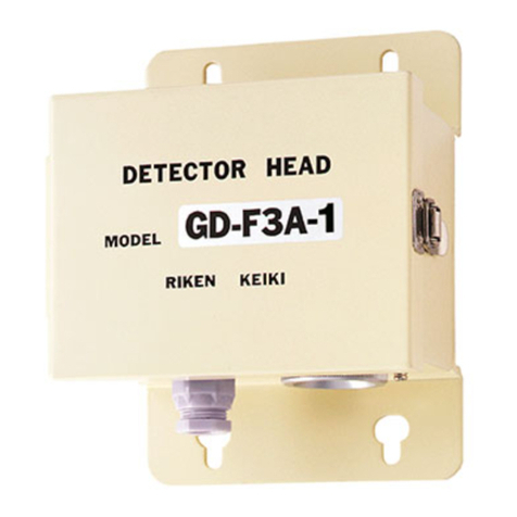 Riken Keiki GD-F3A-1 Operation and maintenance manual