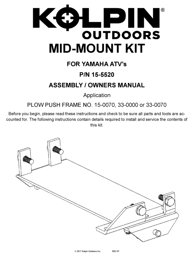 Kolpin Outdoors 15-5520 Assembly & owners manual