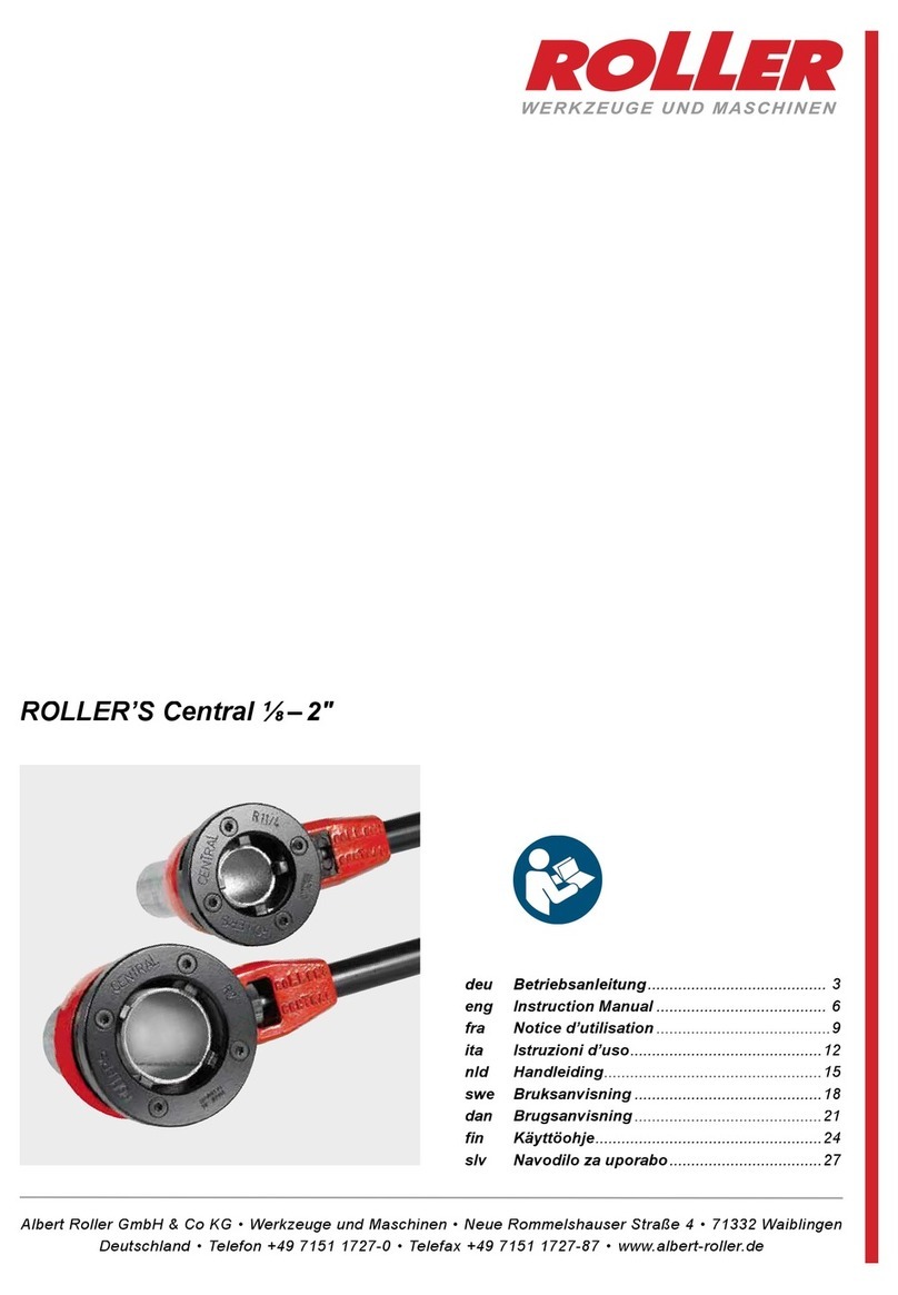 Roller Central User manual