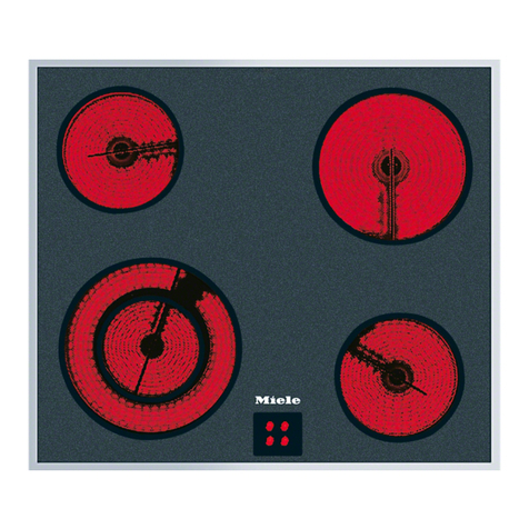 Miele KM 6002 Operating and installation instructions