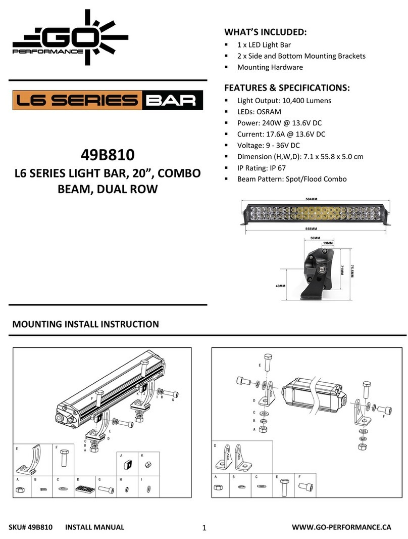 GO PERFORMANCE L6 Series User manual