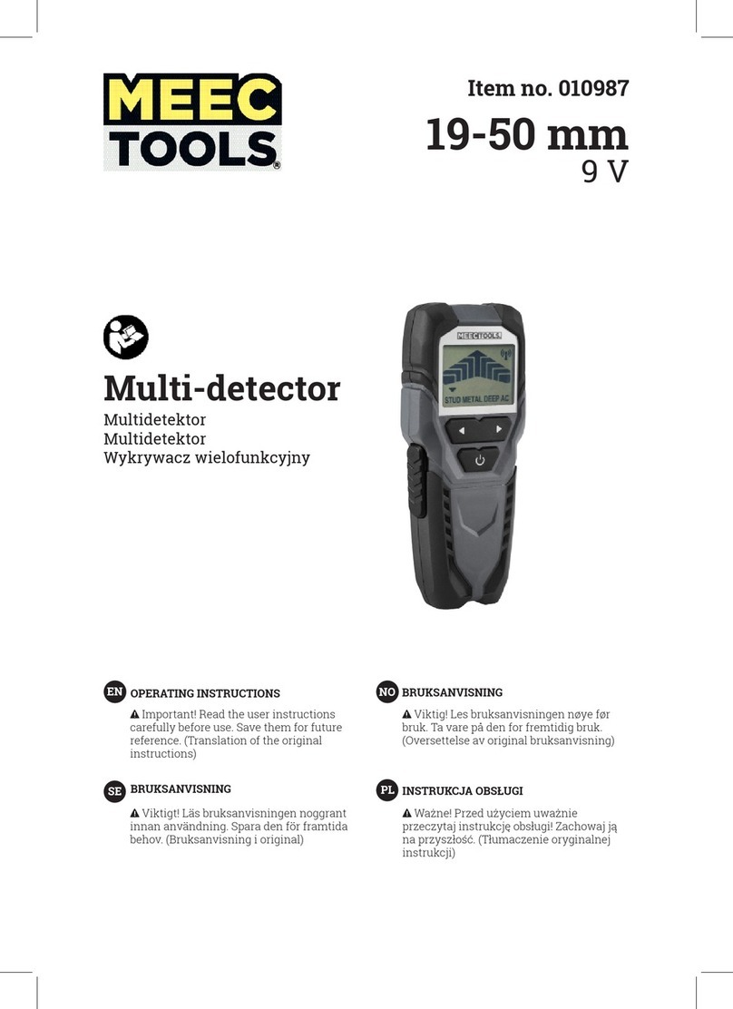 Meec tools 010987 operating instructions