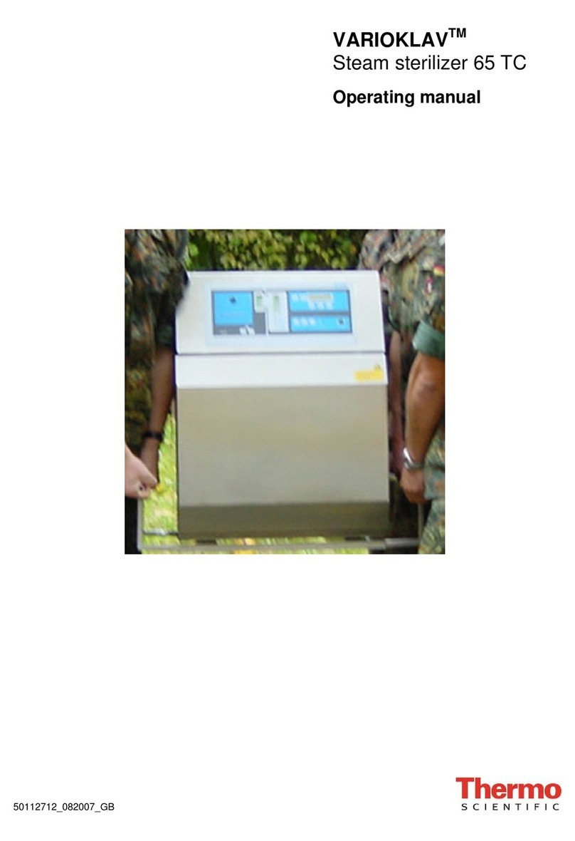 Thermo Scientific VARIOKLAV 65 TC User manual Thermo Scientific VARIOKLAV 65 TC User manual