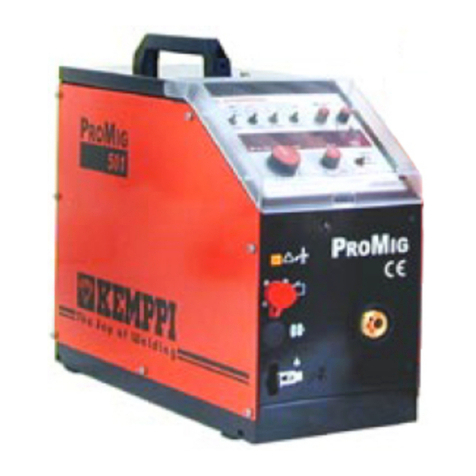 Kemppi PROMIG EVOLUTION 501 User manual