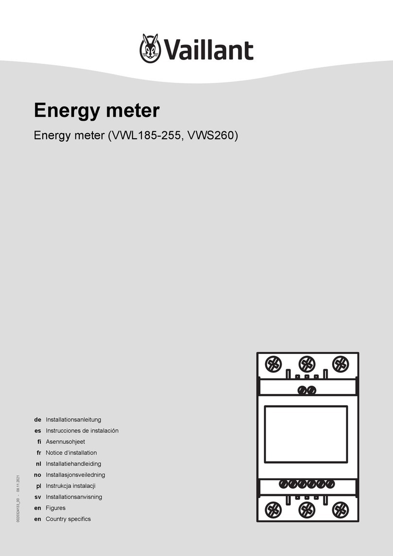 Vaillant VWL185-255 manual